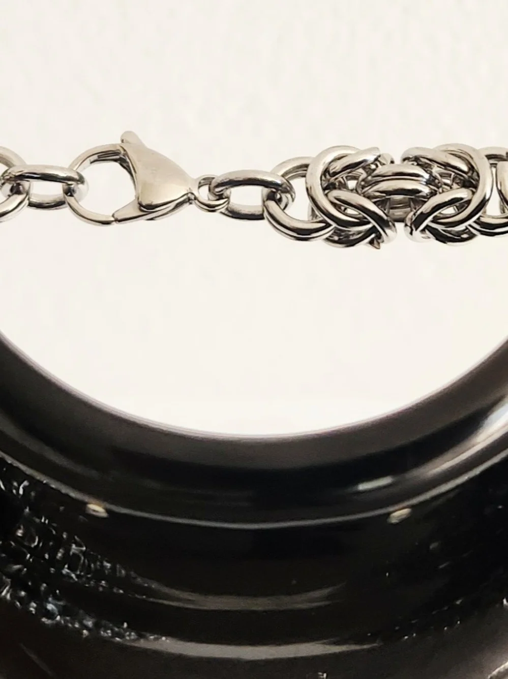 Silver Byzantine Stainless steel chain/necklace